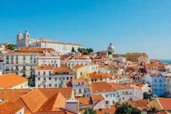 Miradouro das Portas do Sol - viewpoint in Lisbon