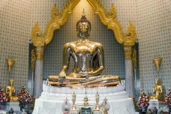 The golden Buddha in Wat Traimit